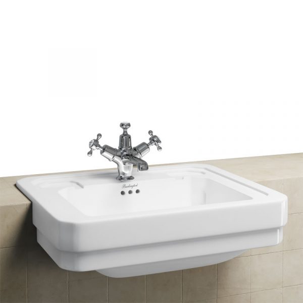 B12 -Håndvask for innbyggingsmøbler 58cm-0