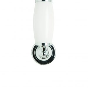 BL13 - Burlington LED tubeformet lampe i krom med frostet glass-0