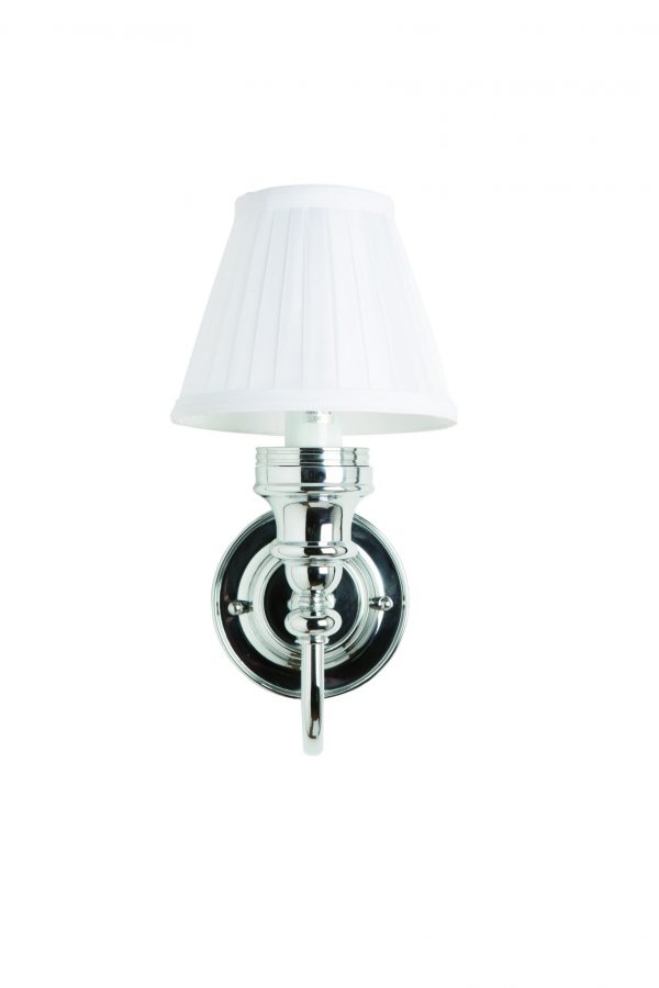 BL22 - Burlington LED skålformet lampe i krom med frostet glass-0